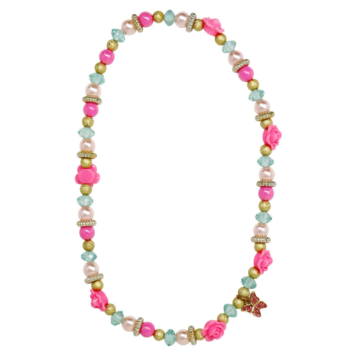 Butterfly Flower Necklace-zoom-1
