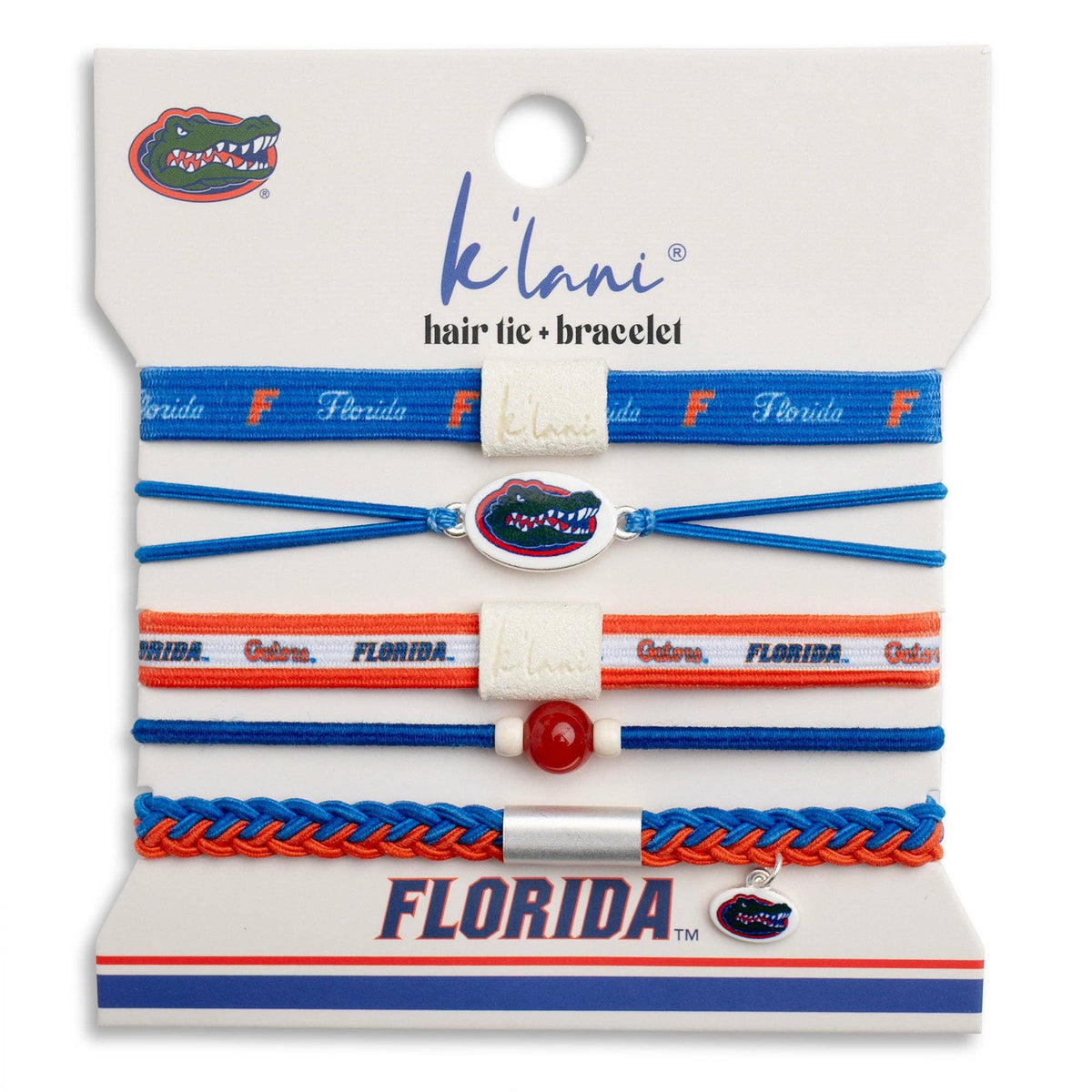 University of Florida Game Day Hair Tie Bracelets-zoom-1