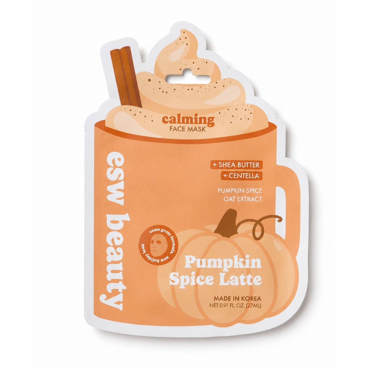 Pumpkin Spice Latte Calming Face Mask-zoom-1