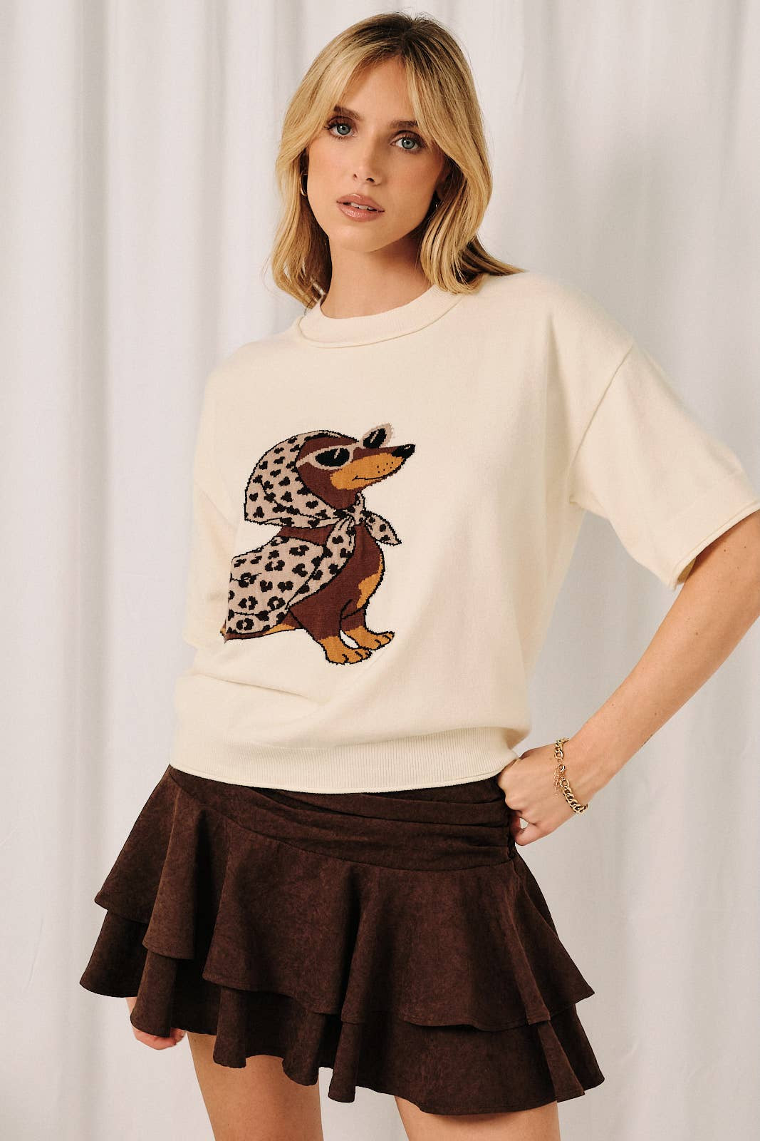"WEENIE" SWEATER TOP-zoom-1