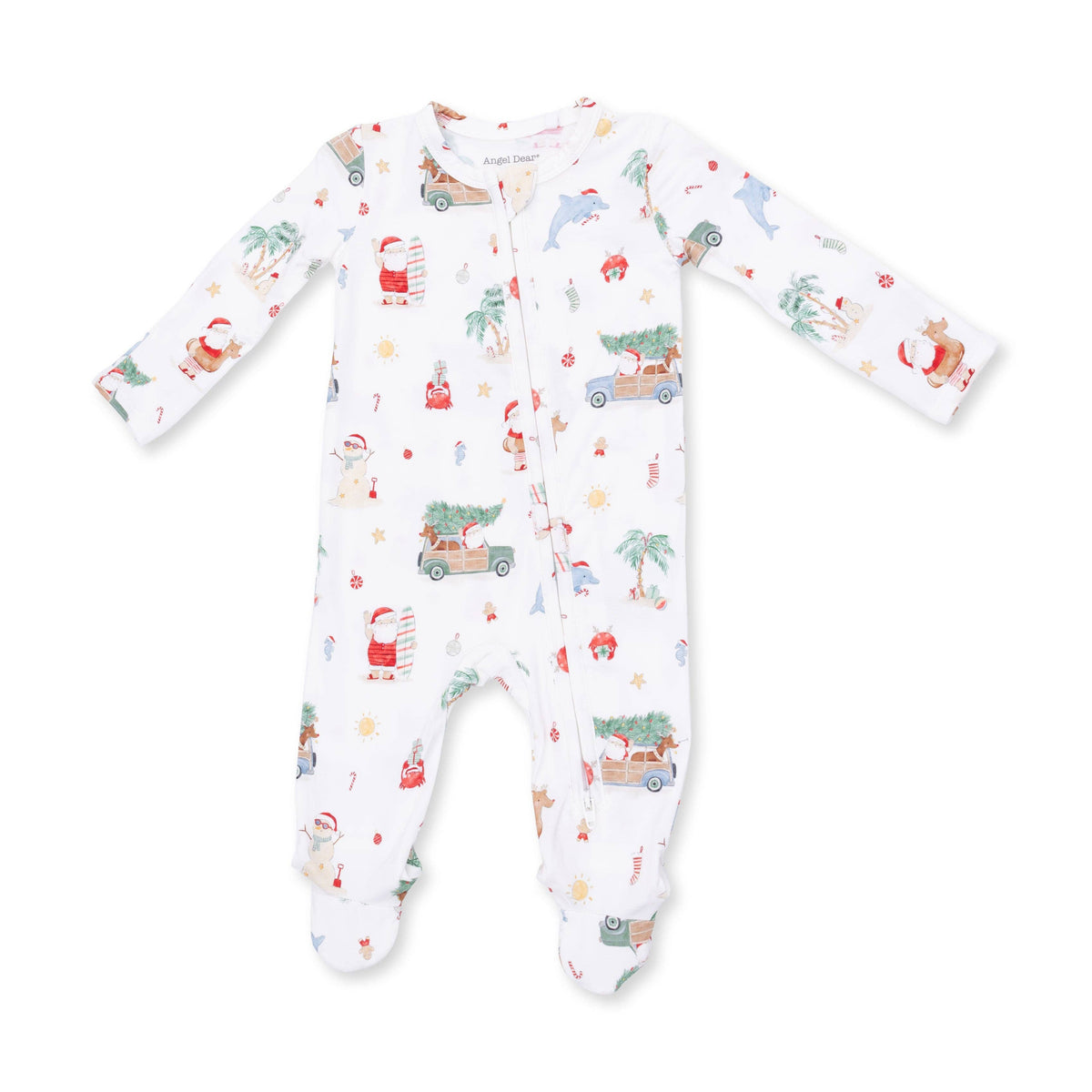Beach Christmas - 2 Way Zipper Footie