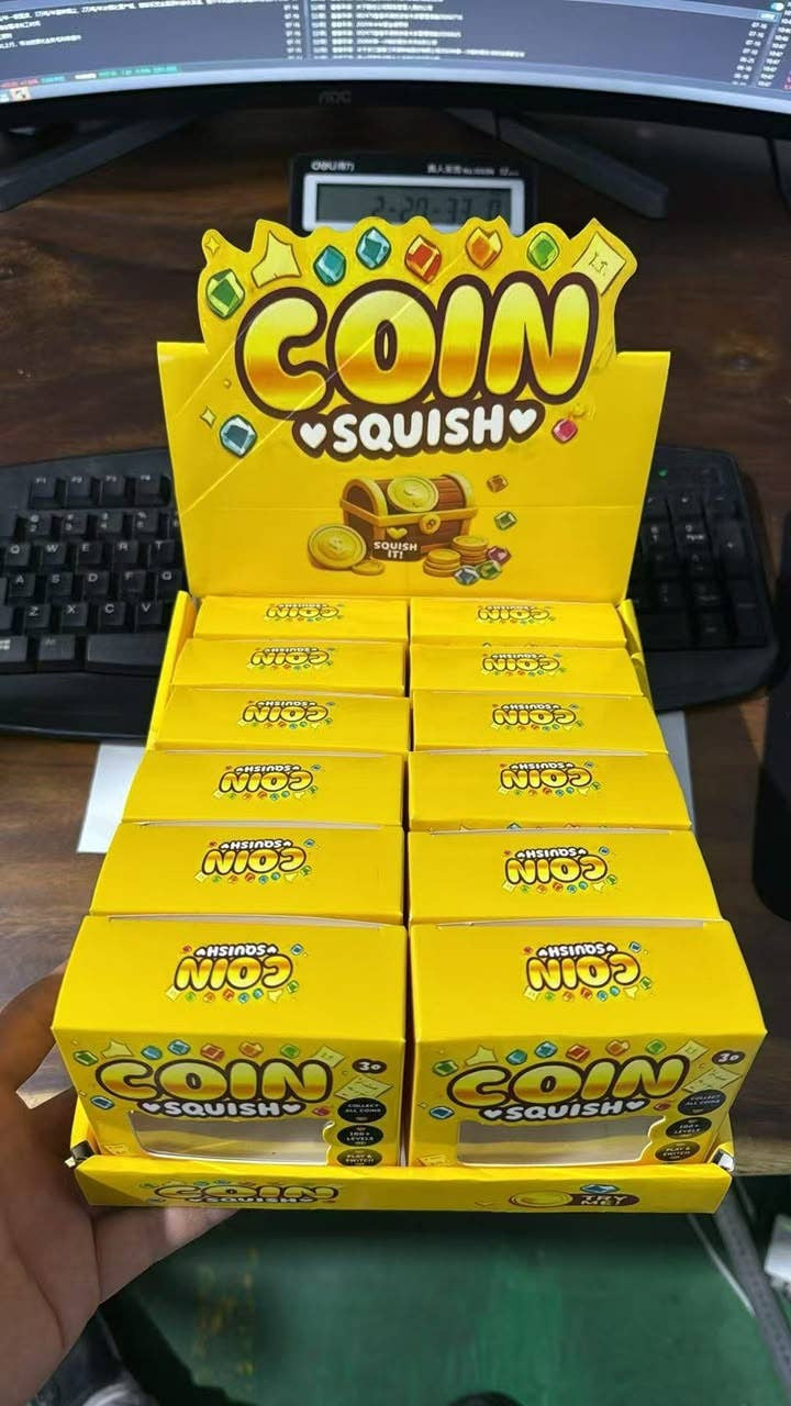 Coin Squishy – Collectible Treasure- Retail Box