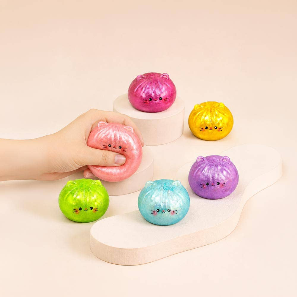 Metallic Cat Dumpling Squishy-zoom-1