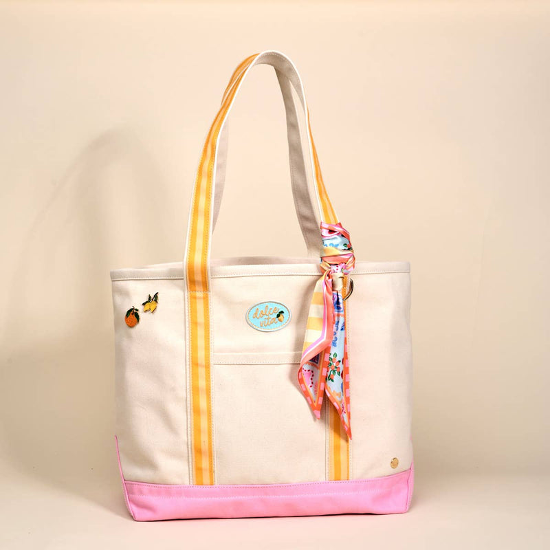 The Darling Canvas Tote Bag–Ciao Bella-zoom-
