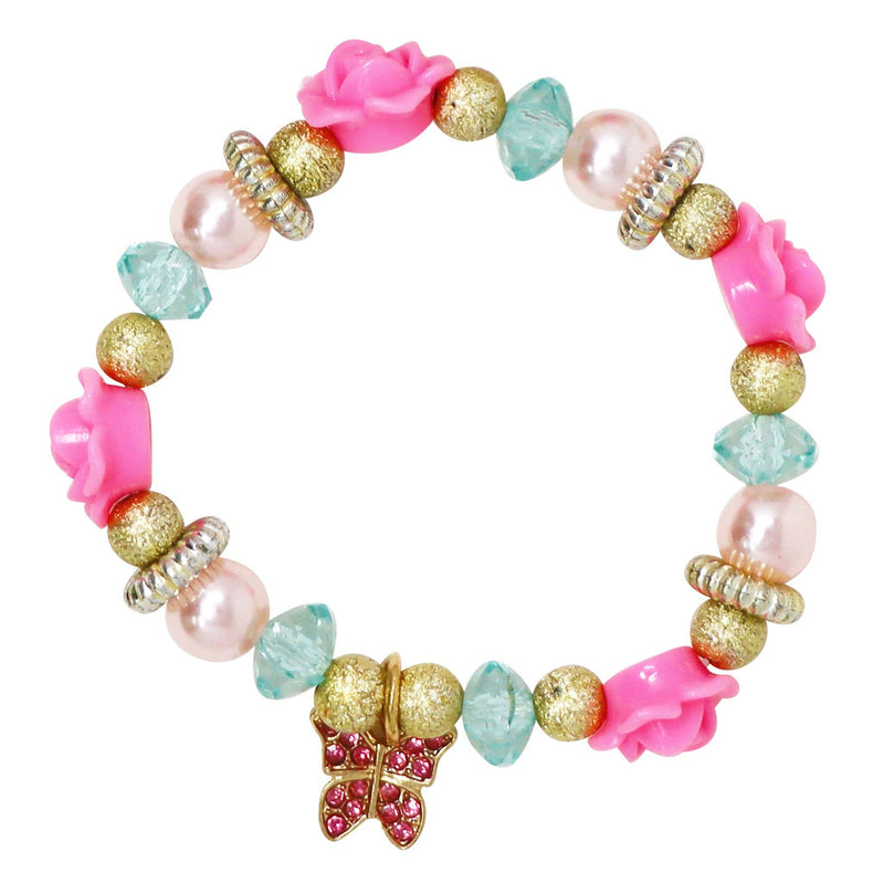 Butterfly Flower Bracelet-zoom-