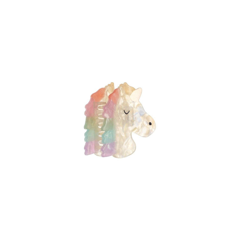 Rainbow Unicorn Claw Clip-zoom-