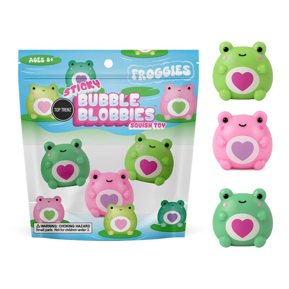 Sticky Bubble Blobbies Frogs-1