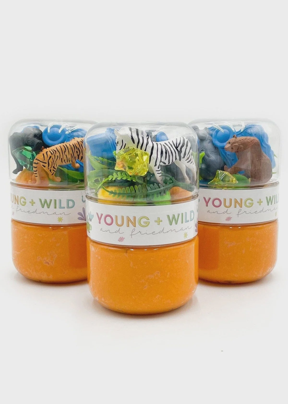 Grab & Go Dough Jar - Zoo-1