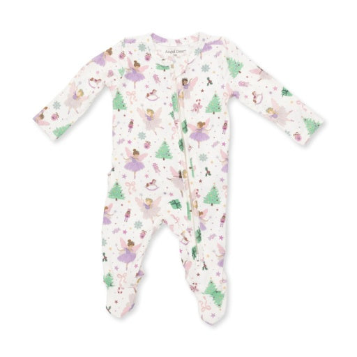 Sugar Plum Fairies - 2 Way Zipper Footie