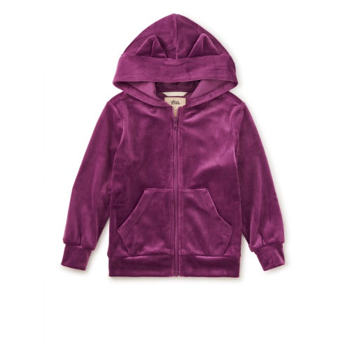 CAT EARS VELOUR HOODIE-1